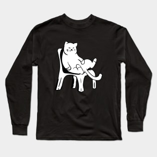 chair cat Long Sleeve T-Shirt